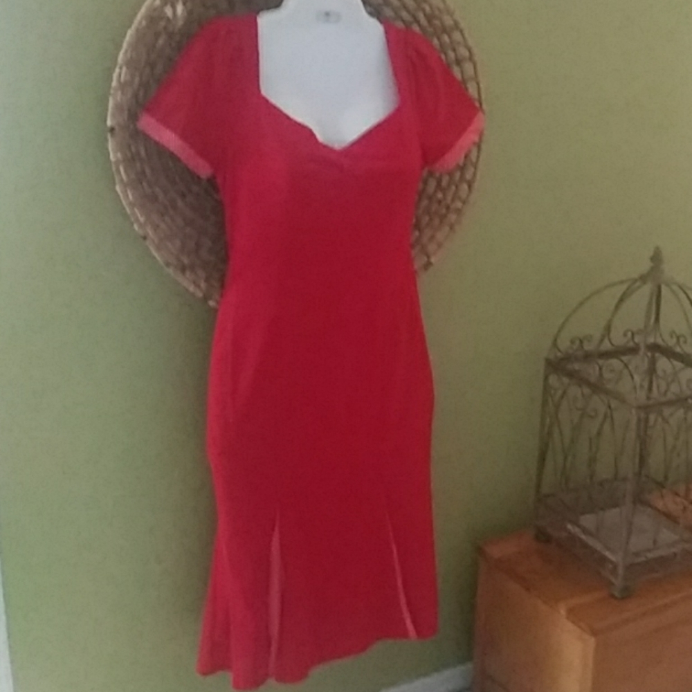 Liza Lluxe Modcloth Retro Dress Sz 8